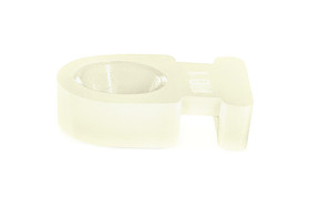 Mocowanie opaski kablowej do opasek 2.6mm długość 12.5mm szerokość 8 mm średnica otworu 2.9mm HellermannTyton Naturalny