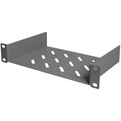 Digitus DN-10-TRAY-1-B Server rack shelf with vents Black for 10 inch cabinet
