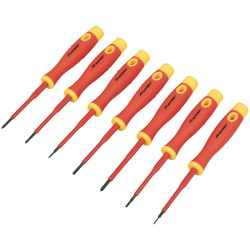 Sealey AK61201 Premier Precision Screwdriver Set 7pc - VDE Approved