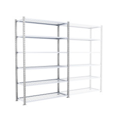 System półek, kolor Galwanizowany, materiał: Blacha stalowa, 2500mm x 1000mm, Manorga