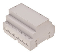 Z-110J Obudowa z tworzywa Z110J wymiary: 90x65x105mm - mocowana na szynę - jasna - polistyren