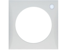 Integro Ramka 1 pojedyncza z soczewką biały połysk 919872502 HAGER