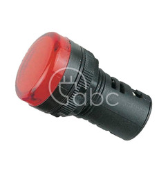 Lampka diodowa 220 V AC, czerwony, PLML1L220