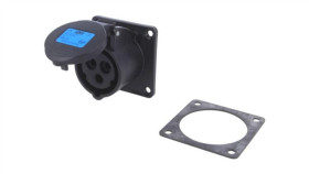 313-6X Złącze Zasilające 3-Fazowe Ac, Gniazdo Żeńskie, 16A/230Vac