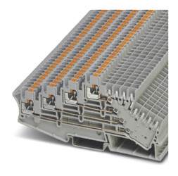 Wielorzędowa złączka szynowa Phoenix Contact poziomy: PoczwórnyWciskane PT 2.5-4L/2P 10A 250 V