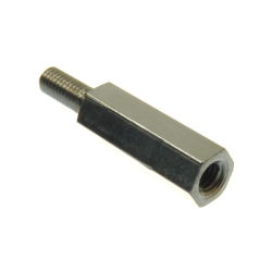 TULEJKA DYSTANSOWA M3/15MM MOSIĘŻNA M-3 Z/W L=15mm niklowana