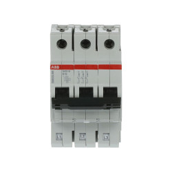 Wyłącznik nadprądowy MCB, Typ B, 3-biegunowy, 16A, 12V, ABB, S403M