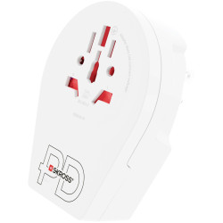 Skross 1.500292 Travel Adapter World to US USB-C PD Ultra-Fast Charging