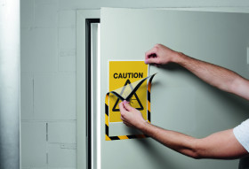 Rama do montażu ściennego, Przezroczysty, Metal, 210 x 297mm, Magnetyczny