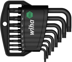Pin wrench kit, T9, T10, T15, T20, T25, T27, T30, T40, TORX, 363H8