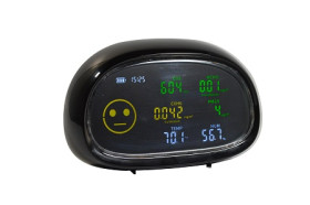 Orium Monitor jakości powietrza, Quaelis 50 Rejestrowanie danych, Zasilacz prądu zmiennego, USB, LCD, 99.9 %RH, 50