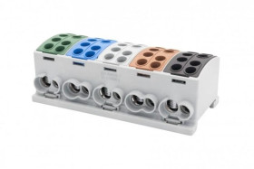 F-ELEKTRO Zacisk HLK 5x125A-2 (1x35,1x25/1x35,1x25)(3L+N+PE) F2.0388