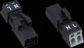 890-212 WINSTA® MINI plug, 2 poles