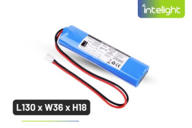Pakiet akumulatorów LiFePO4 12,8V 1600mAh do oprawy WARS 3W 3H / 6W 2H / PRIMUS LED HP 3W 3h / 6W 2h / AURA AT 3h - L130 x W36 x