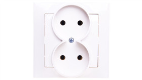 Impresja Gniazdo Podwójne B/U Ecru Gp-2Y/27