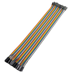 Przewody połączeniowe 30cm 40szt żeńsko-żeńskie