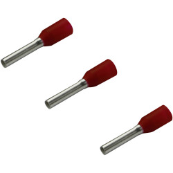 Rittal 4050.732 Ferrule 1mm&#xB2; Partially Insulated Red 500 pcs