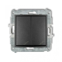 ICON Mechanizm łącznika podwójnego schodowego grafitowy 11IWP-33