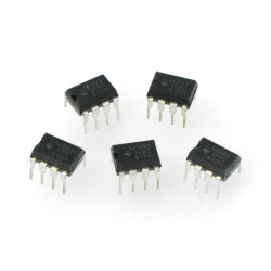 Komparator dwukanałowy Low-Power LM393P - THT DIP8 - 5szt.