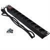 Listwa zasilająca RACK 19" 9 gniazd + wyłącznik 1,8m