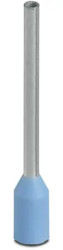 Insulated wire end ferrule, 0.25 mm², 16.5 mm/12 mm long, DIN 46228-4, blue, 3200632