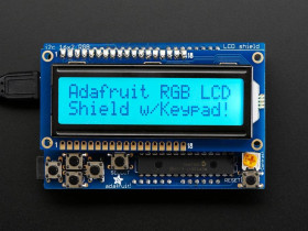 Adafruit RGB LCD Shield Kit w/ 16x2 Character Display - Only 2 pins used