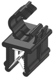 WKK Klips krawędziowy wtykany ART005919 Stała średnica wiązki=4.50 mm stabilność cieplna, kable chwytane wzdłuż osi mont
