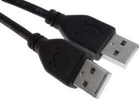 Kabel USB, dł. 1m, kolor: Czarny