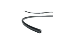 Osłona koryta narożnego PVC Zawijana ochrona krawędzi RA1BK 6.4 x 7.1mm HellermannTyton