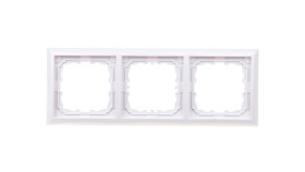 Kos66 Ramka Potrójna Biała 660483