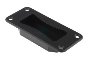 Uchwyt Tworzywo sztuczne szerokość: 22mm Pinet długość: 133mm Czarny