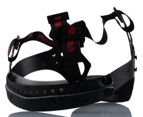 Opaska przeciwpotna do kasków, Tworzywo sztuczne, Czarny, do uzytku z: Twarde kapelusze