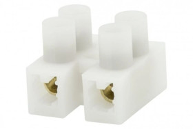 Listwa zaciskowa 2 torowa 2,5mm2 biała