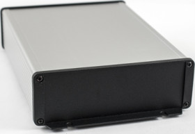 Aluminum enclosure, (L x W x H) 220 x 165 x 55 mm, natural, IP65, 1457T2202