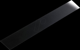 98208 Linion cover, 1 m, straight, black, plastic