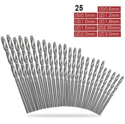 ZESTAW MINI WIERTEŁ 25 szt