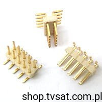 SS2-010-H140/01-55 Connector 2 x 5 Pin Gold SMD ETEC