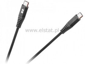 Kabel WT USB C - WT USB typ C; 1m czarny + opl