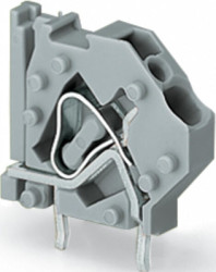 PCB terminal, 1 pole, pitch 5 mm, AWG 28-12, 32 A, cage clamp, blue, 745-757