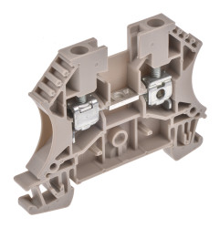 Kostka zaciskowa na szynie DIN Weidmuller poziomy: PojedynczyŚruba WDU 24A 800 V