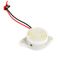 Buzzer z generatorem dźwięku cofania sygnał przerywany piezo 30x15mm 3V-24V