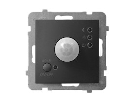 ARIA Czujnik ruchu czarny metalik ŁP-16U/m/33 OSPEL