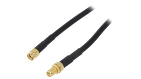 Sma-M/F-010 Kabel 10M Rp-Sma Męski, Rp-Sma Żeński Czarny 50