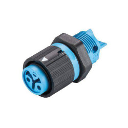 Wieland 46.031.5054.9 RST&#xAE; MINI 2-Pin Socket Bullet Connector M16 Built-in