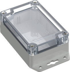 TRU COMPONENTS TC-10860492 Obudowa kołnierza, (D x S x W) 105 x 70 x 40 mm, poliwęglan, 1 szt.