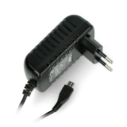 Zasilacz microUSB 5V/2,5A do Raspberry Pi 3B+/3B/2B/Zero - Akyga AK-TB-06