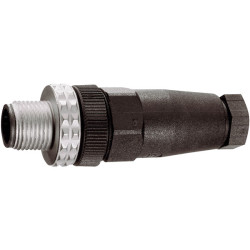 Hirschmann 933 162-100 ELST 4012 PG9 Straight Cable Plug 4P Black