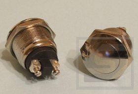 Przycisk PBS-28B;19mm;monostabilny OFF-(ON)p.wypukły;2A;250V;IP40;19mm
