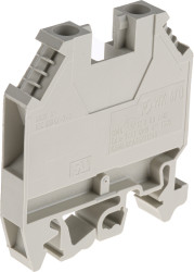 Blok zacisków przelotowych RS PRO poziomy: Pojedynczy 22 → 8AWGŚruba 41A 1 kV