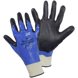 Showa 4703 377 Gr.L Nitrile Work Glove Size 8 EN 388 CAT II 1 Pair
